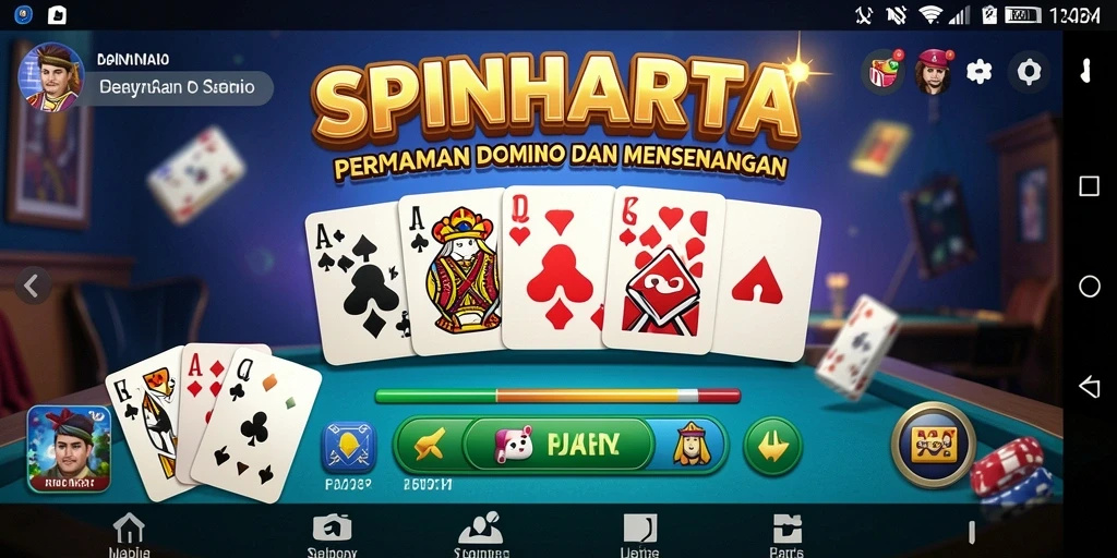 Gameplay SPINHARTA yang seru dan menegangkan.