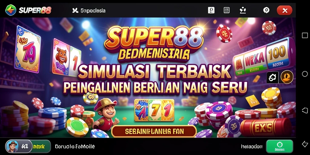 Tampilan gameplay SUPER88 yang seru dan mendebarkan.